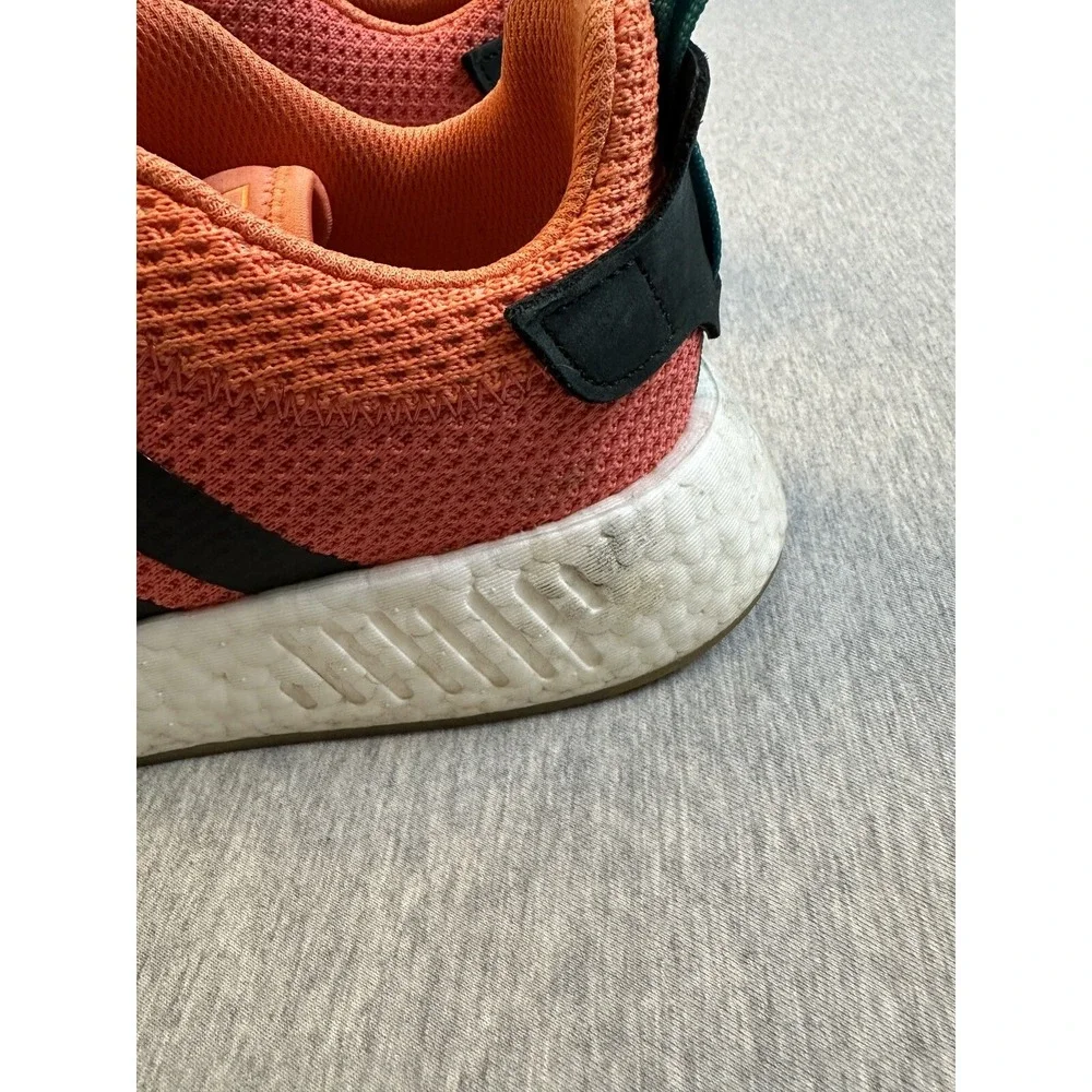 Adidas Mens NMD R2 Sneaker Size 8.5 Summer Spice‎ Orange Running Active Gym